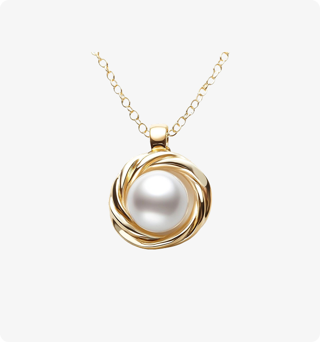 Lustrous Pearl Solitaire Ring