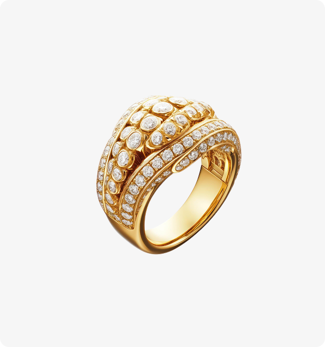 Color Crown Halo Ring