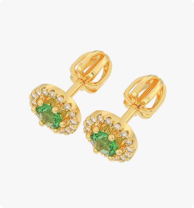 Emerald Touch Studs