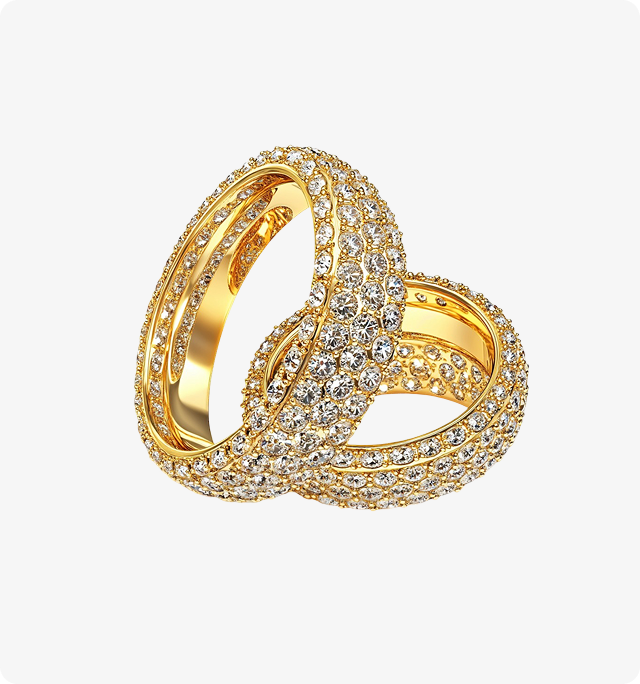 Color Crown Halo Ring